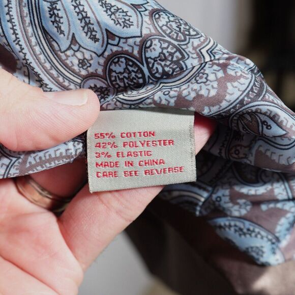 Georgiou Studio Tan Metallic Trench Coat Jacket Womens 8 Y2K Pockets Glam - Picture 6 of 9